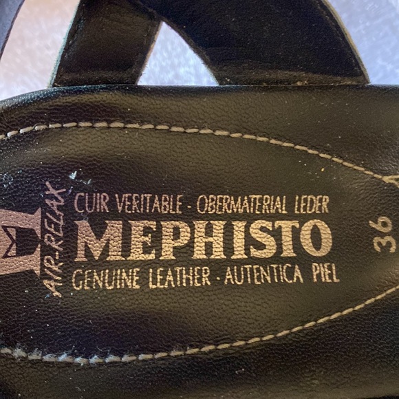 Mephisto Air Reflex Samdals. Size 36 Genuine Leather - Picture 6 of 7